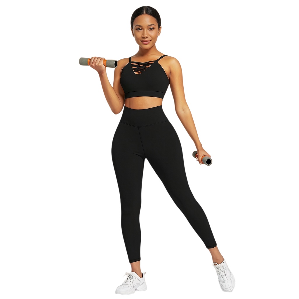 Fitness & Nutrition Lab Zapopan - 3-częściowy damski zestaw do jogi i