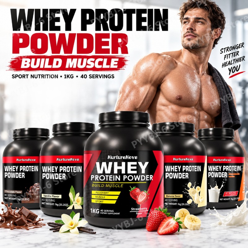 Nutrition And Exercise - NurtureNova Whey Protein Powder do budowania