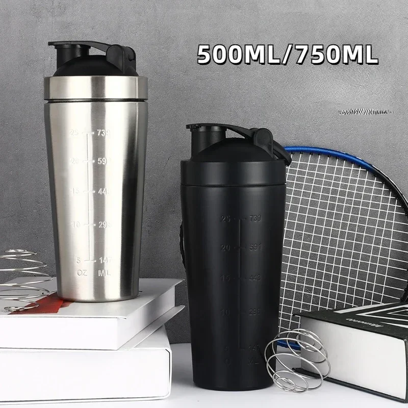 Nutrition And Exercise - Kubek do shakera proteinowego ze stali