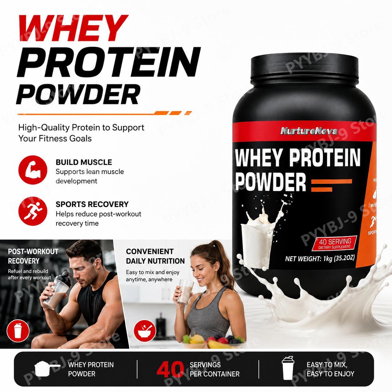 NurtureNova Whey Protein Powde – Nutrition For Fitness Training recenzja i cena